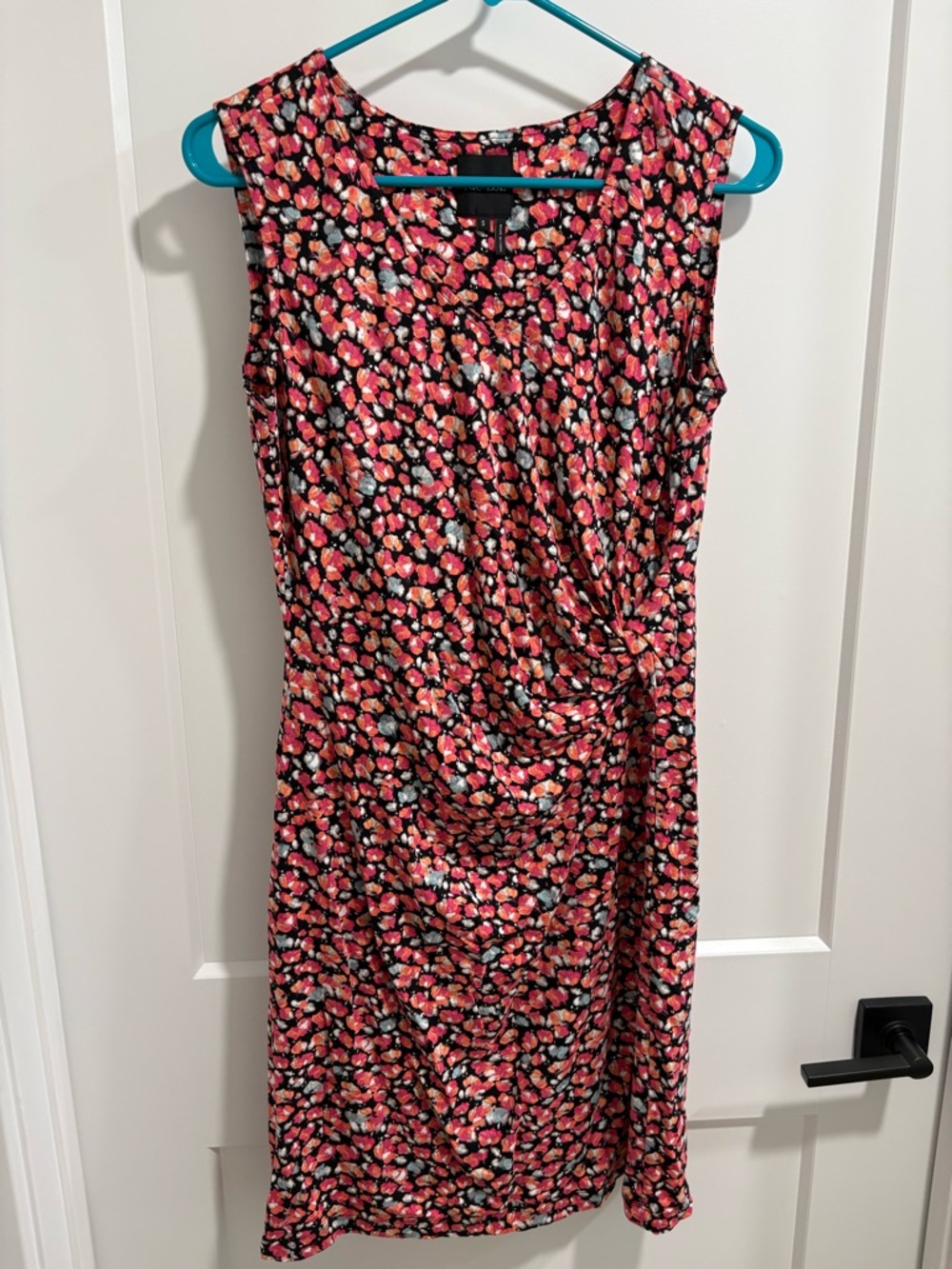 NIC+ZOE Pink Floral Sleeveless Midi Dress